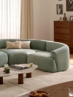 Westwing Collection Módulo de esquina redondo Sofia