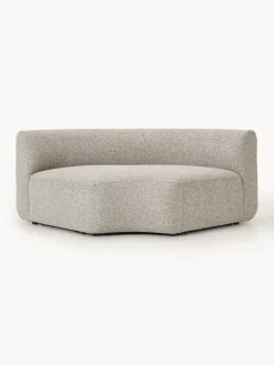 Westwing Collection Módulo de esquina redondo en tejido bouclé Sofia^ Sofás