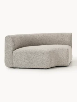 Westwing Collection Módulo de esquina redondo en tejido bouclé Sofia^ Sofás