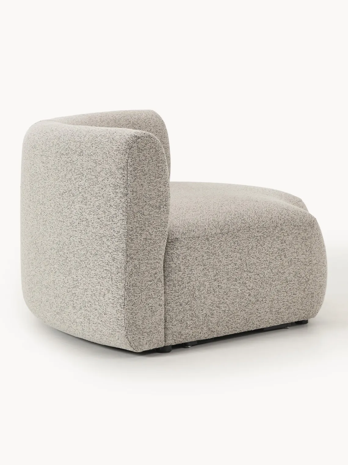 Westwing Collection Módulo de esquina redondo en tejido bouclé Sofia^ Sofás