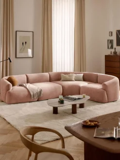 Westwing Collection Módulo de esquina redondo Sofia^ Sofás