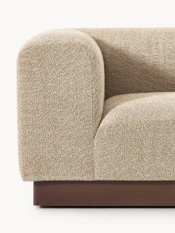 Westwing Collection Módulo de esquina sofá de borreguillo bouclé Natalie