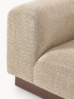 Westwing Collection Módulo de esquina sofá de borreguillo bouclé Natalie