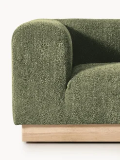 Westwing Collection Módulo de esquina sofá de borreguillo bouclé Natalie