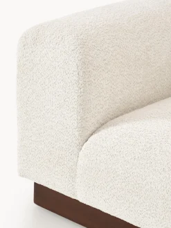 Westwing Collection Módulo de esquina sofá de borreguillo bouclé Natalie