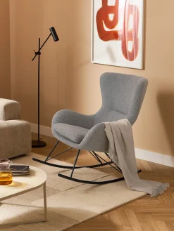 Westwing Collection Mecedora de borreguillo Wing