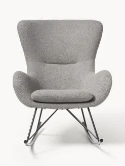 Westwing Collection Mecedora de borreguillo Wing