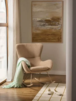 Westwing Collection Mecedora de borreguillo Wing^ Mecedoras|Sillones