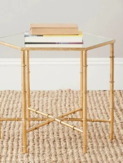 Safavieh Mesa auxiliar Accent, espejada