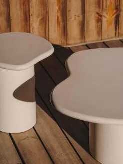 Mesa auxiliar de jardín de hormigón Macarella^ Mesas Auxiliares De Jardín|Mesas Auxiliares De Jardí­N