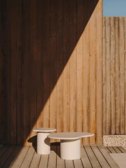 Mesa auxiliar de jardín de hormigón Macarella^ Mesas Auxiliares De Jardín|Mesas Auxiliares De Jardí­N