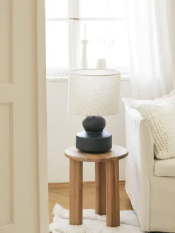 Westwing Collection Mesa auxiliar de madera de roble redonda Didi^ Mesas Auxiliares