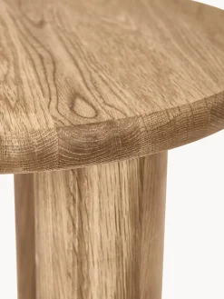 Westwing Collection Mesa auxiliar de madera de roble redonda Didi^ Mesas Auxiliares