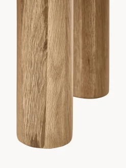 Westwing Collection Mesa auxiliar de madera de roble redonda Didi^ Mesas Auxiliares