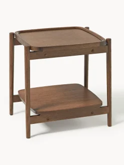 Westwing Collection Mesa auxiliar de madera Libby