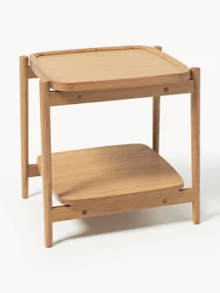 Westwing Collection Mesa auxiliar de madera Libby^ Mesitas De Noche|Mesas Auxiliares