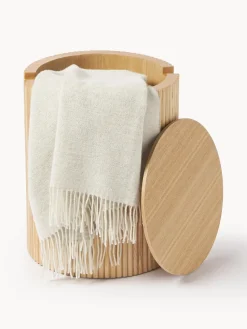 Westwing Collection Mesa auxiliar de madera Nele, con función de almacenamiento^ Mesas Auxiliares