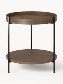 Westwing Collection Mesa auxiliar de madera Renee