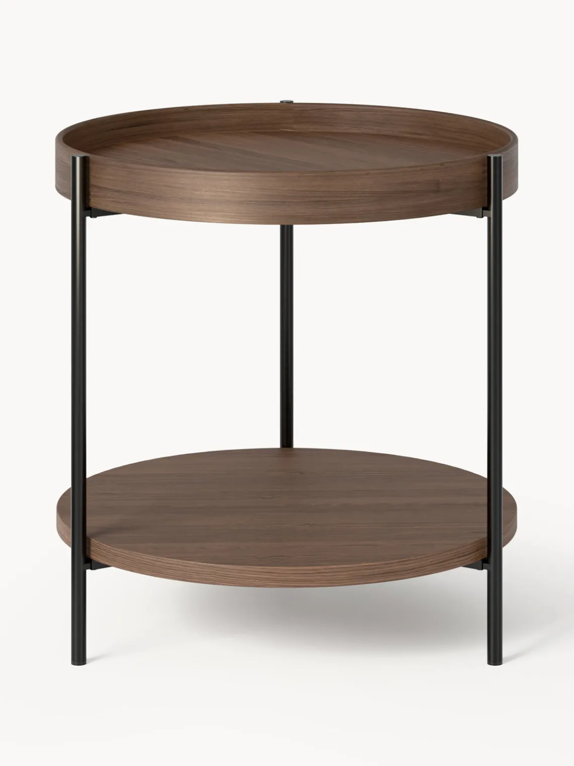 Westwing Collection Mesa auxiliar de madera Renee