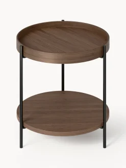 Westwing Collection Mesa auxiliar de madera Renee