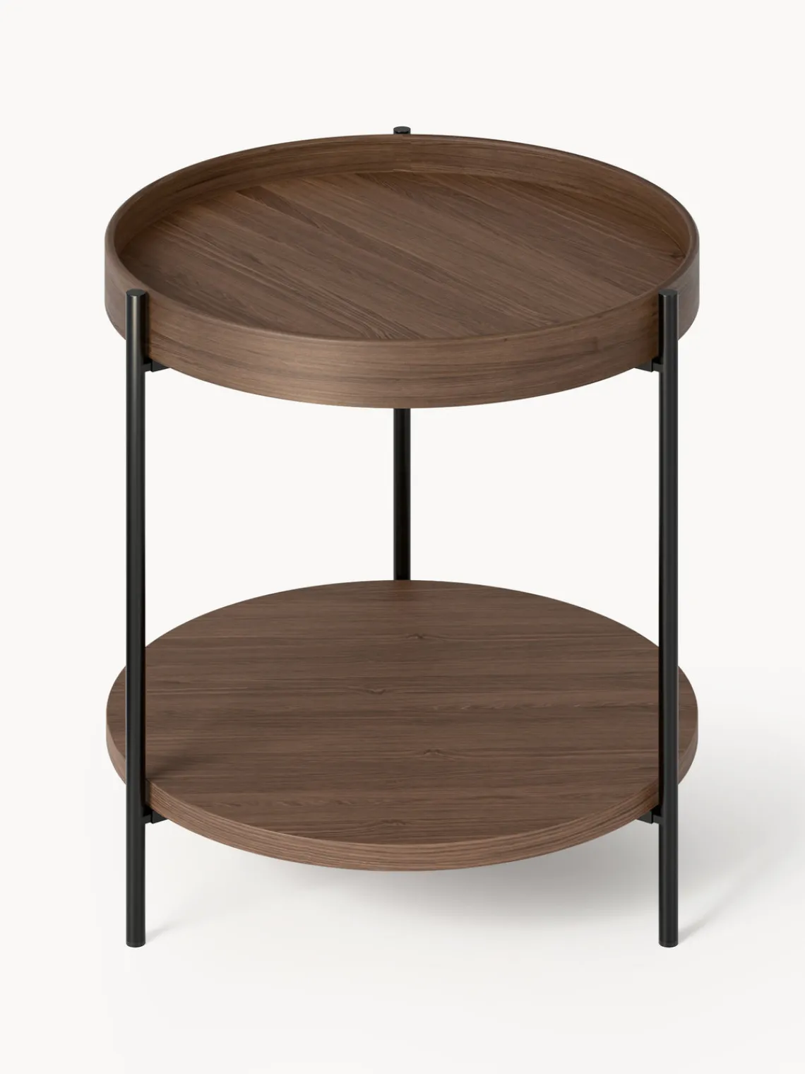 Westwing Collection Mesa auxiliar de madera Renee