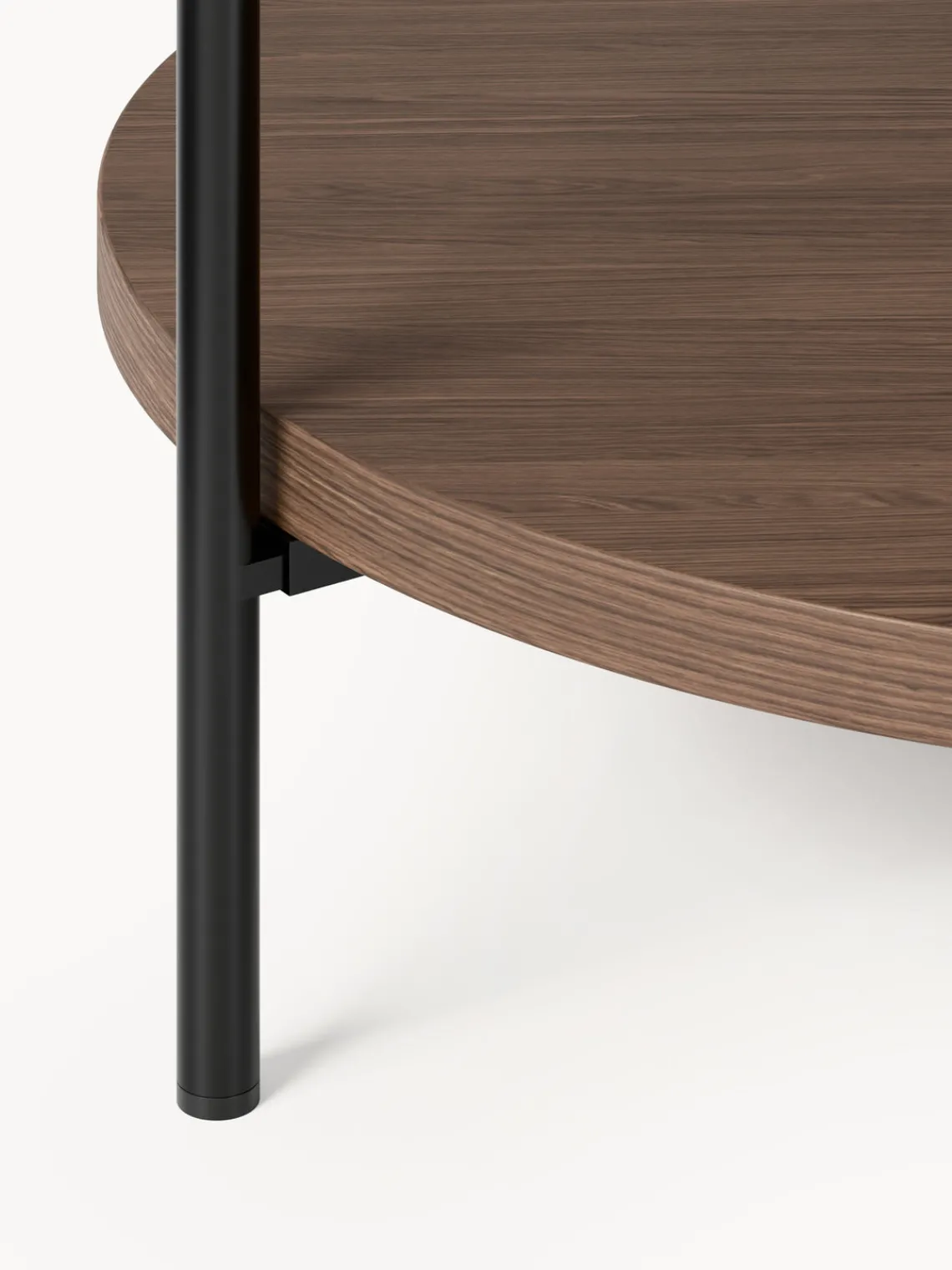 Westwing Collection Mesa auxiliar de madera Renee