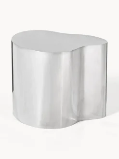 Westwing Collection Mesa auxiliar de metal con forma orgánica Dale