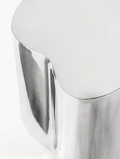 Westwing Collection Mesa auxiliar de metal con forma orgánica Dale