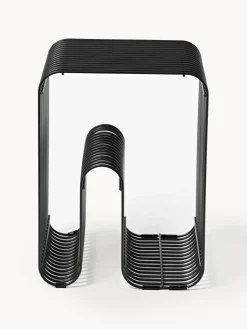 AYTM Mesa auxiliar de metal Curva