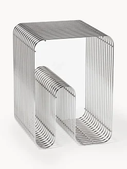 AYTM Mesa auxiliar de metal Curva^ Pufs Y Otomanos|Pufs Y Otomanos