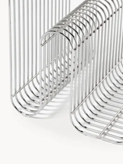 AYTM Mesa auxiliar de metal Curva^ Pufs Y Otomanos|Pufs Y Otomanos