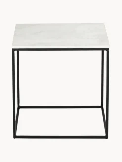 Westwing Collection Mesa auxiliar de mármol Alys