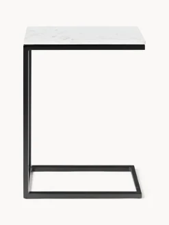 Westwing Collection Mesa auxiliar de mármol Celow