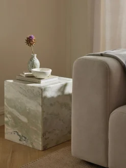 Westwing Collection Mesa auxiliar de mármol Dila^ Mesas Auxiliares