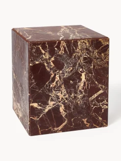 Westwing Collection Mesa auxiliar de mármol Dila