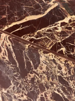 Westwing Collection Mesa auxiliar de mármol Dila