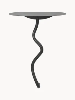 Ferm Living Mesa auxiliar de pared de latón Curvature