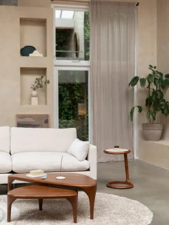 Zuiver Mesa auxiliar de travertino Doppio^ Mesas Auxiliares