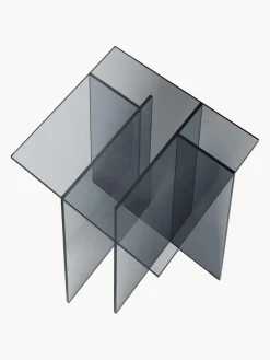 Westwing Collection Mesa auxiliar de vidrio Anouk