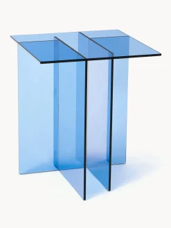 Westwing Collection Mesa auxiliar de vidrio Anouk