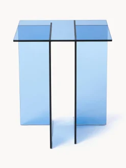 Westwing Collection Mesa auxiliar de vidrio Anouk