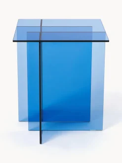 Westwing Collection Mesa auxiliar de vidrio Anouk