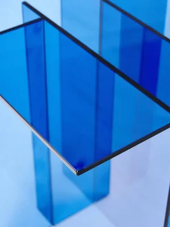 Westwing Collection Mesa auxiliar de vidrio Anouk