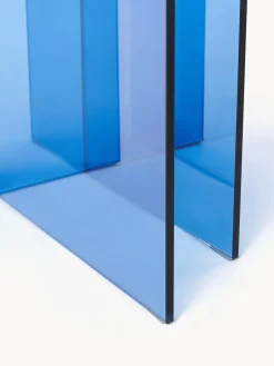 Westwing Collection Mesa auxiliar de vidrio Anouk