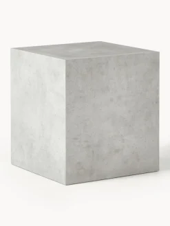 Westwing Collection Mesa auxiliar en look cemento Lesley