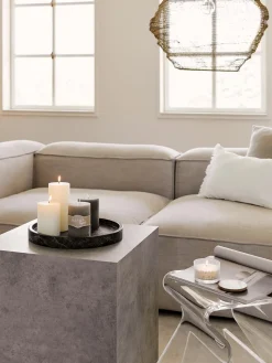 Westwing Collection Mesa auxiliar en look cemento Lesley