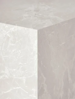 Westwing Collection Mesa auxiliar en look travertino Lesley^ Mesas Auxiliares