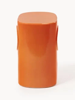 HKLIVING Mesa auxiliar ovalada Space