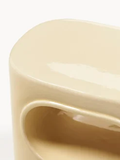 HKLIVING Mesa auxiliar ovalada Space^ Mesas Auxiliares