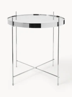Zuiver Mesa auxiliar plegable Cupid, tablero de cristal